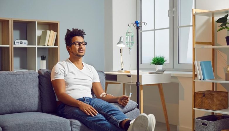 can a doctor prescribe iv fluids at home